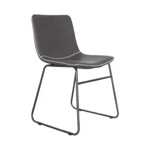 Cadeira Interlocutor Espanha Corino Preto Estrutura Resistente Conforto Elegante 37002