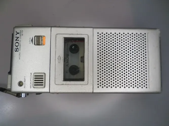 Gravador Sony Mini Cassete p/ colecionadores.