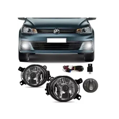Kit Farol de Milha Neblina Auxiliar para o Gol, Voyage G7