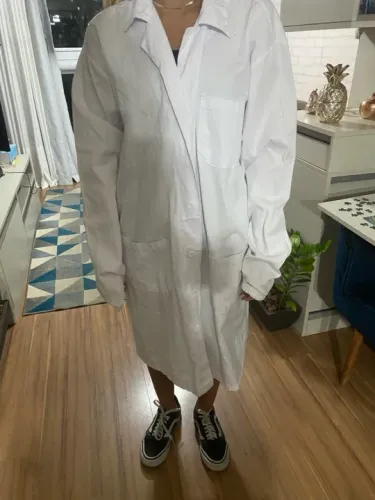 Jaleco Branco - Tamanho M - Novo