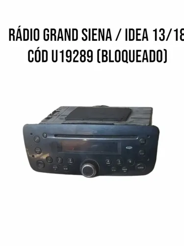 Rádio Grand Siena / Idea 13/18 Cód U19289 Bloqueado