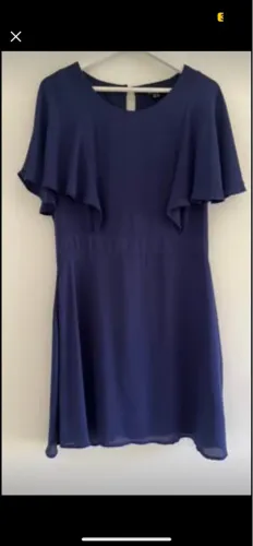 Vestido Azul Marinho GG/46 (Leia a Descrição)