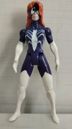 Boneco Mulher Aranha 1994 Toybiz 12 Cm