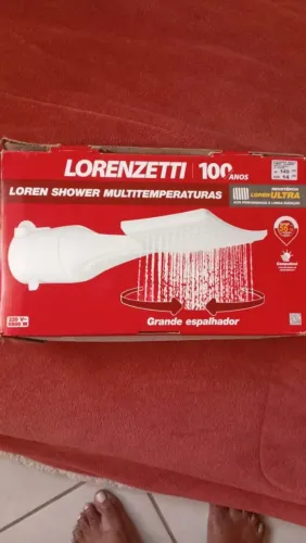 Chuveiro lorenzetti 220v nunca usado