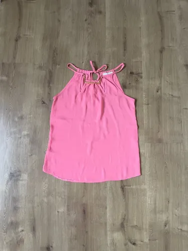 Blusinha de alcinha rosa tam P Karmani