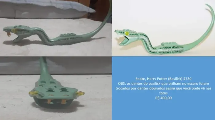 Lego Harry Potter: Snake, Harry Potter (Basilisk) 4730