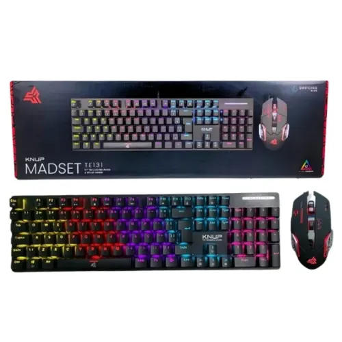 TECLADO GAMER KNUP MADSET TE131 USB PRETO