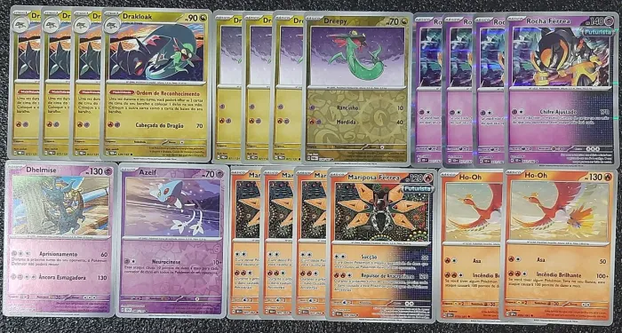 Deck drakloak cartas originais de pokémon