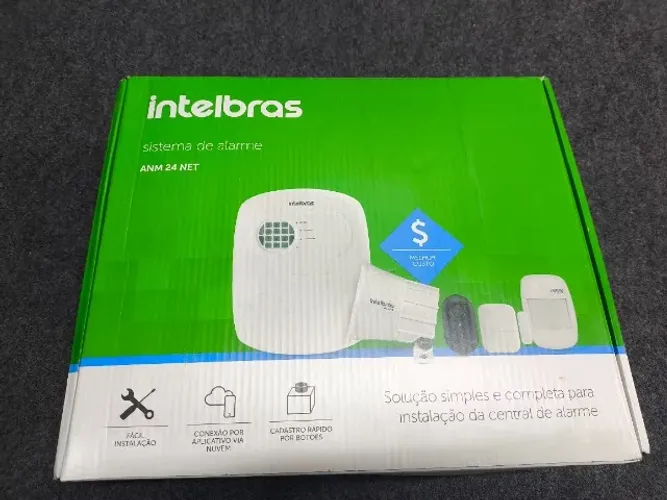 Alarme Intelbras ANM 24 Net + Bateria Green 12V 7a 