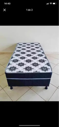 SUPER PROMOÇÃO CAMA BOX SOLTEIRO 5cm ESPUMA