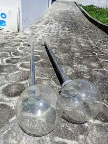 Iluminação de jardim, postes