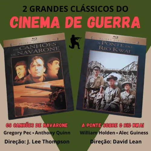 2 CLÁSSICOS DO CINEMA DE GUERRA