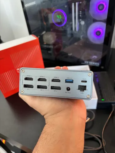 DOC USB STATION - TobeONE - nova, abri apenas para testar e gravar