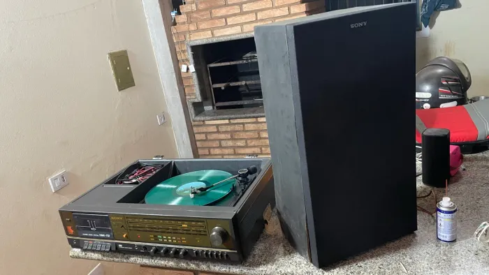 Toca disco Sony HMK 737 3|1 (observação)