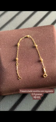 Pulseira de bebê Ouro 18k