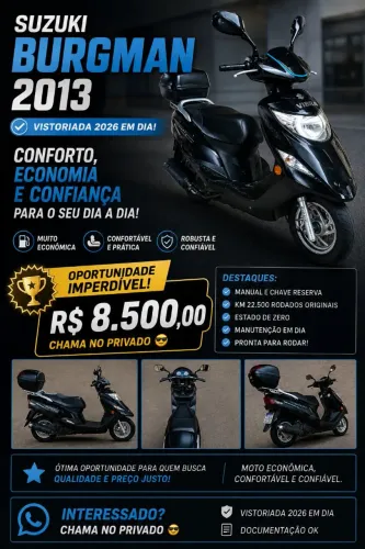 SUZUKI BURGMAN 2013