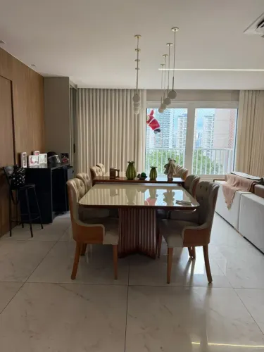 Apartamento mobiliado p/ aluguel, com 204m2, 4 suítes, Edifício Horizonte Flamboyant, Jard