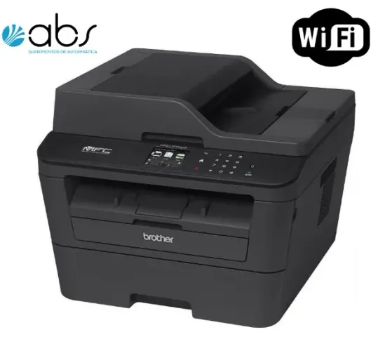 Impressora multifuncional a laser Brother 2740 Wi-Fi completa c/um toner e garantia