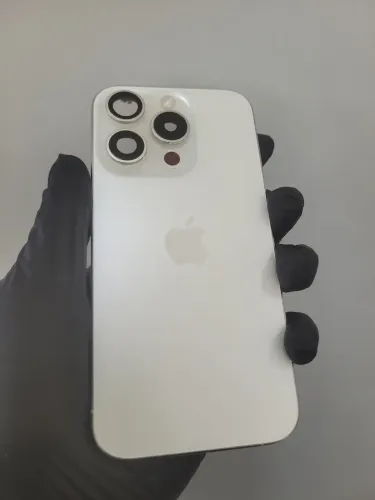 Carcaça Chassi iPhone 15 Pro Branca Original Usada Esim