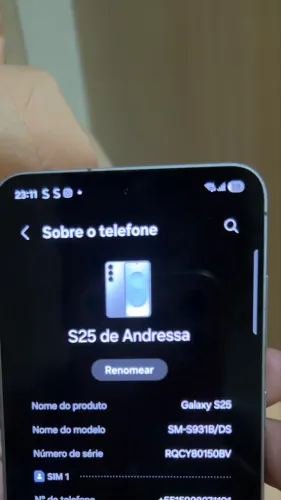 VENDO SAMSUNG S25 4 MESES USO COM SEGURO E NOTA FISCAL