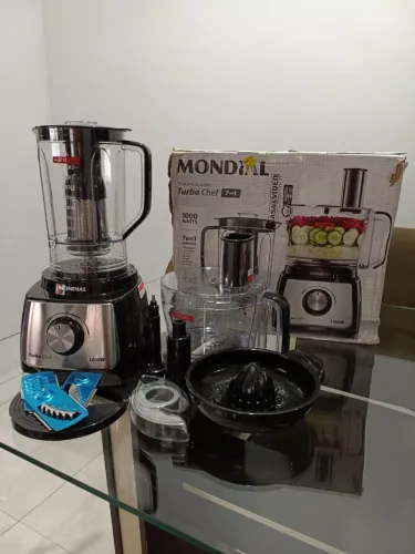 Multiprocessador Mondial Turbo chef 7 em 1 1000wats