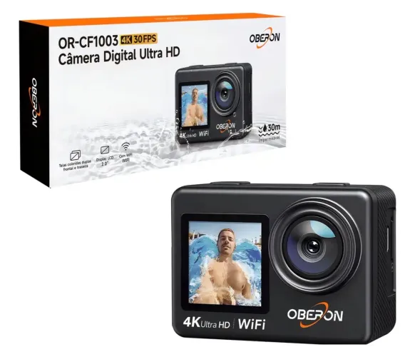 Camera Filmadora Digital Sports 4k Oberon