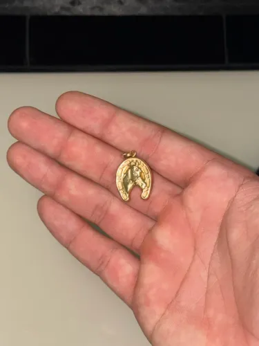 Pigente de ouro ferradura 2,6g (750) 18k