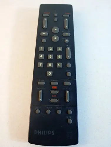 Controle Remoto Original Videocassete Philips RT522 50 Vintage