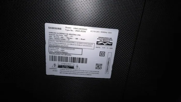 SAMSUNG Com defeito - Mode un43j5200ag