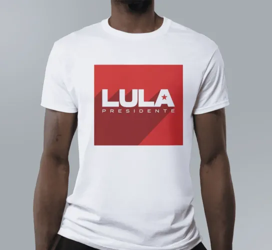 Camisas Lula eleição 2026