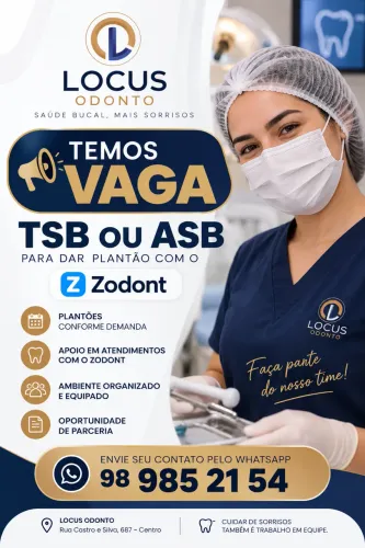 TSB ou ASB para integrar nossa equipe.
