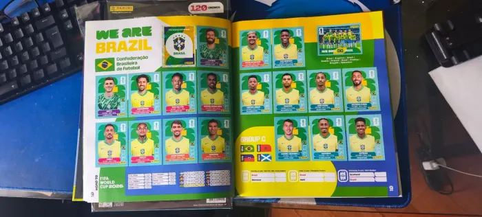 Álbum da copa 2026 Completo com extras