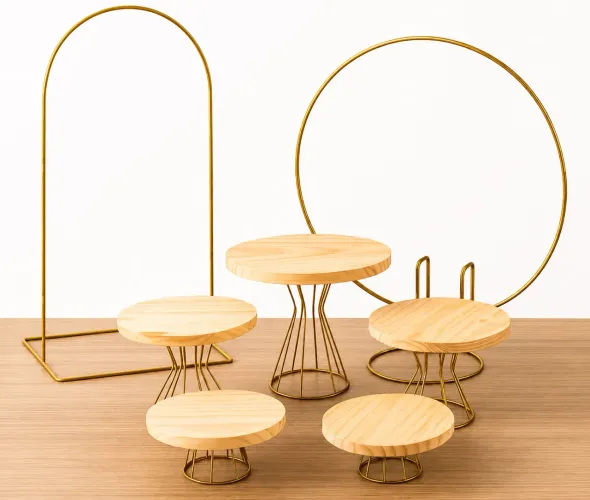 Locação Kit Provençal Dourado para Festas
