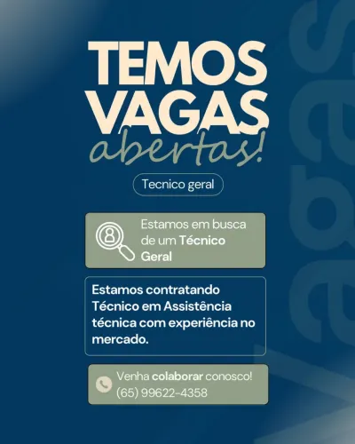 Vaga Técnico em Refrigeração