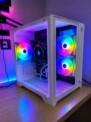 PC GAMER RYZEN BRANCO BARATO PRA VENDER RÁPIDO RODA CS2 VALORANT GTA 5 ROBLOX MINICRAFT