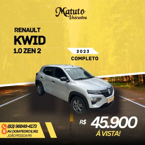 Renault Kwid Zen 1.0 Flex 12V 5P Mec. 2023