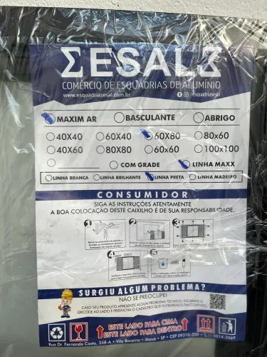 Janela maxim ar 60x80