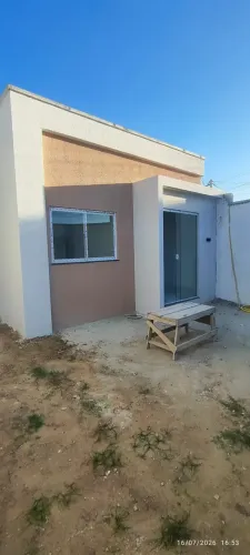 Casa nova com 2 quartos em Barroso - Fortaleza - CE