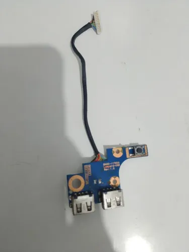 Placa USB + Botão Power Samsung BA92-11765A Original