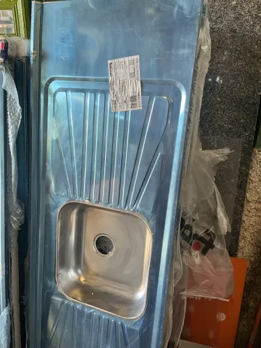 Pia de cozinha inox monobloco 1.60