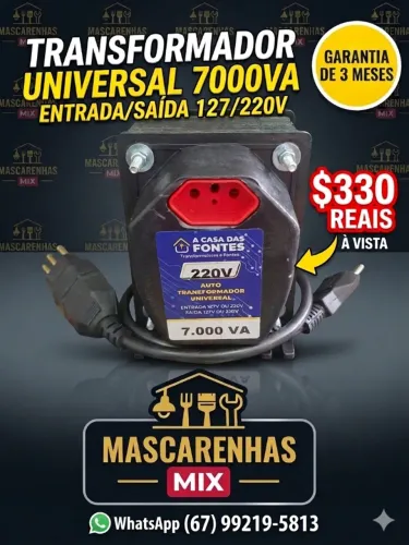 Inversor de Energia 7000va NOVO Cod:003