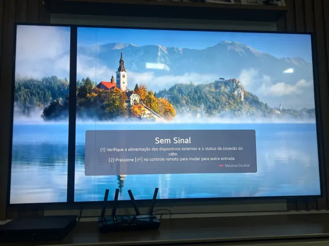 Televisão LG 75 polegadas nanocell