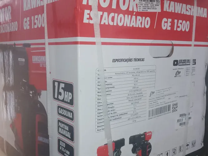 Motor de barco kawashima novo partida manual