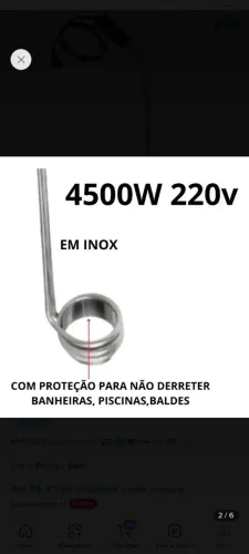 ebolidor grande 4500W 220V