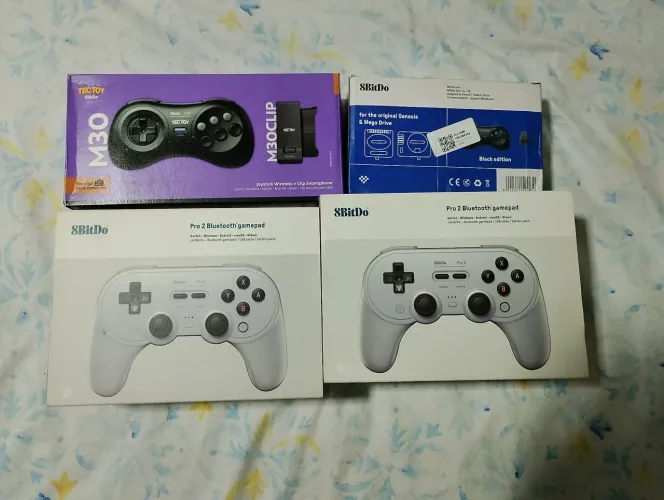 Caixa controles 8bitdo vazias 