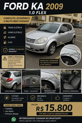 Ford KA 1.0 8v/1.0 8V ST Flex 3P 2009