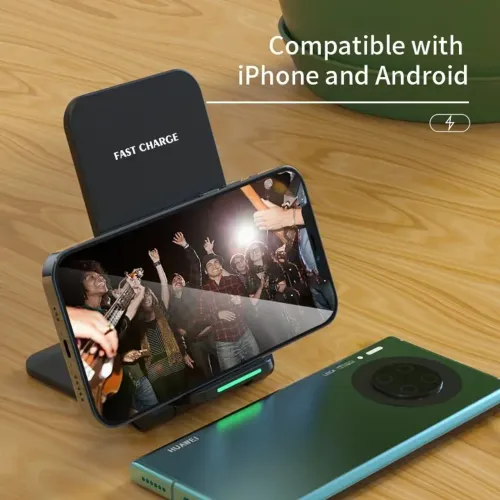 Suporte para celular com carregamento por indução