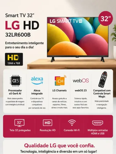 Smart TV LG 32 polegadas 