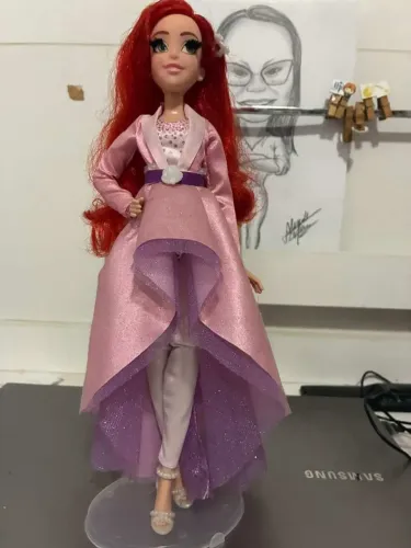Bonecas princesas disney bela e ariel