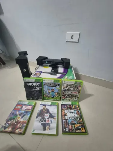 Xbox 360 + Kinect + Jogos